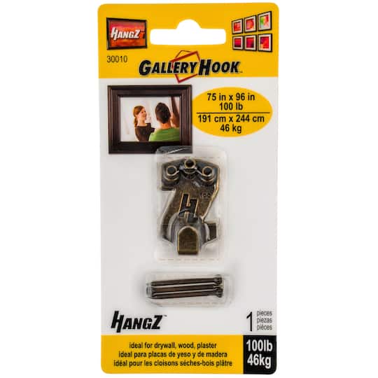 HangZ™ 100lb. Gallery Picture Hook